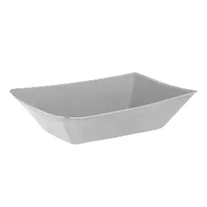 Barchette per fritto s artinox  13x8,8x3,3 cm argento acciaio inox (12 unità)
