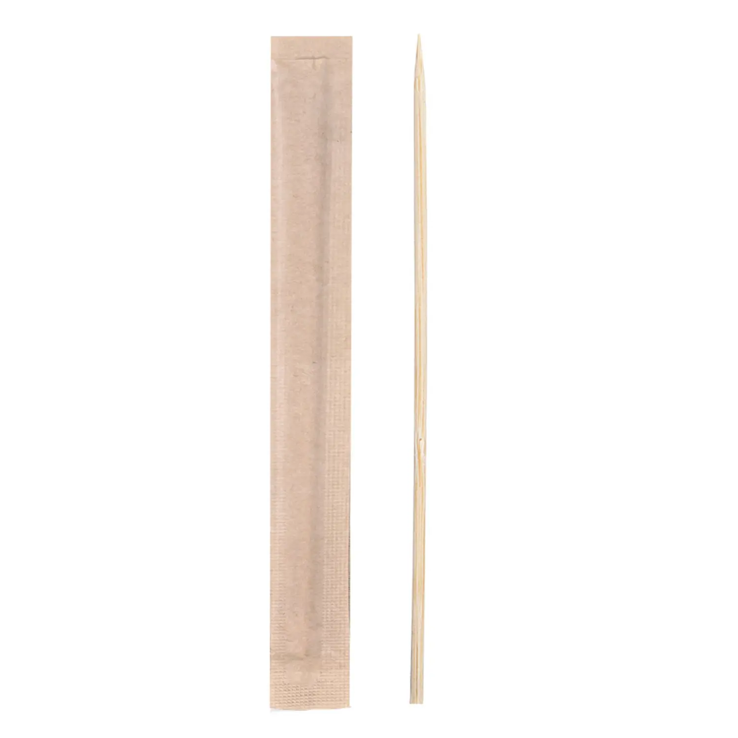 Stuzzicadenti in bustina kraft   6,5 cm naturale legno (1000 unità)