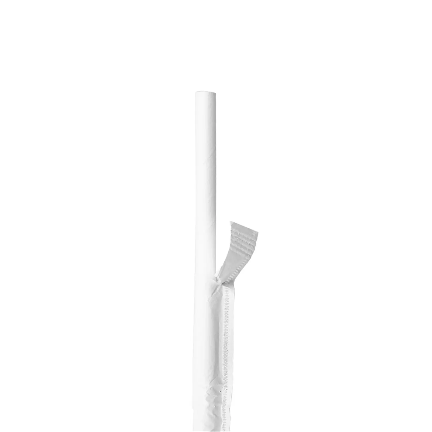 Cannucce avvolte paper  ø0,80x20 cm bianco carta (3000 unità)