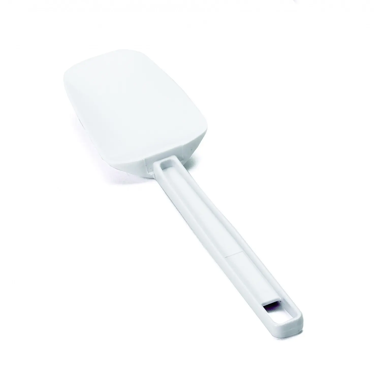 Lengua plana tipo cuchara 24 cm de largo Blanco