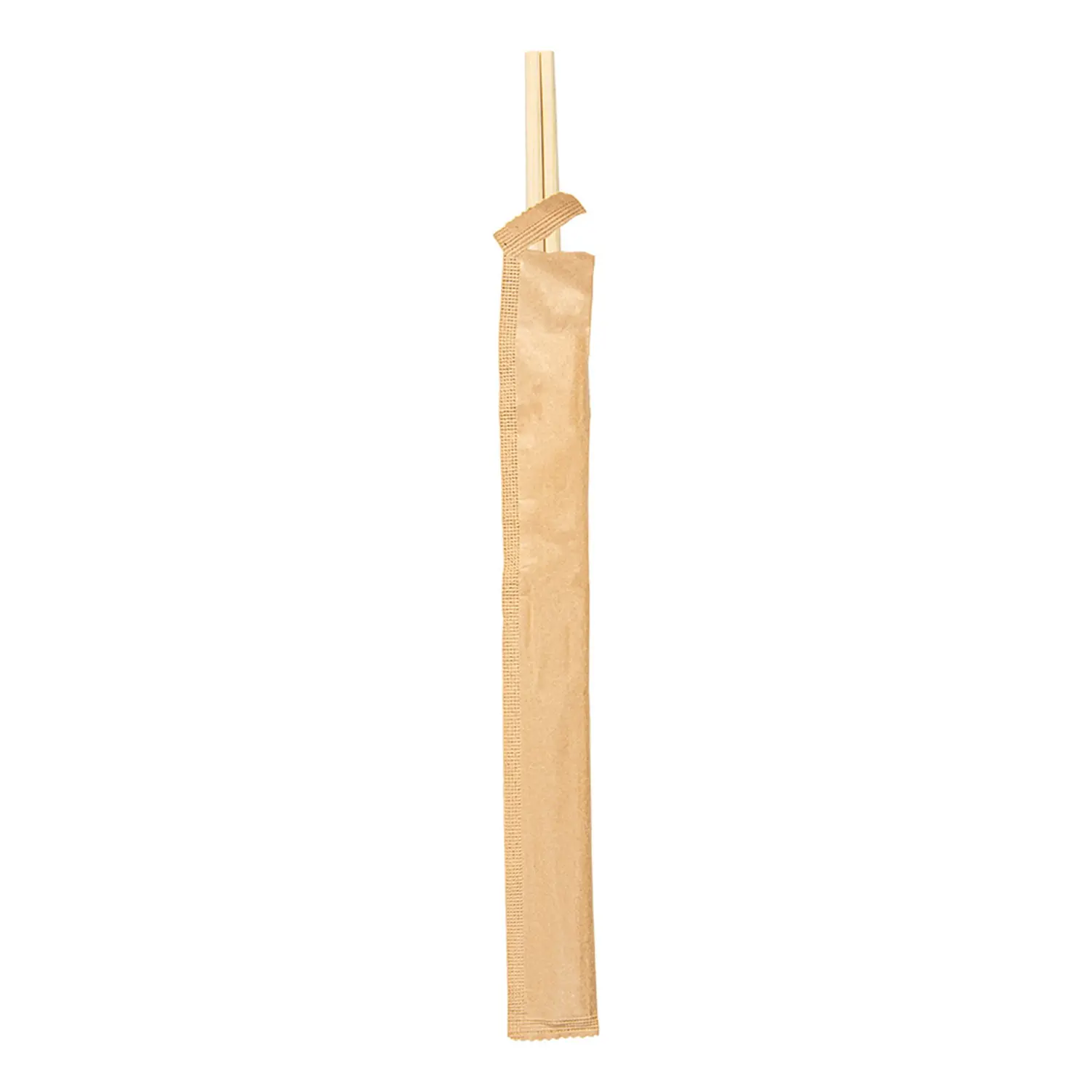 Bacchette cinesi imbustate kraft bamboo  20 cm naturale bambù (100 unità)