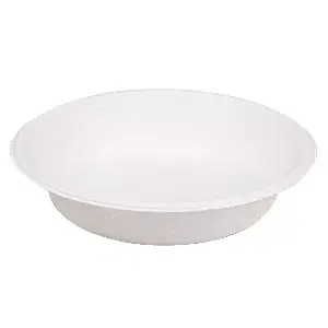 Ciotole bionic 900 ml ø 20,8x4,4 cm bianco bagassa (400 unità)