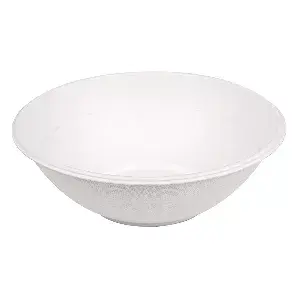 Boles bionic 950 ml ø 19,6x6,5 cm blanco bagazo (400 unid.)