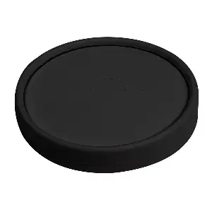 Coperchio per bicchieri  280 g/m2 + pe ø 9 cm nero cartone (1000 unità)