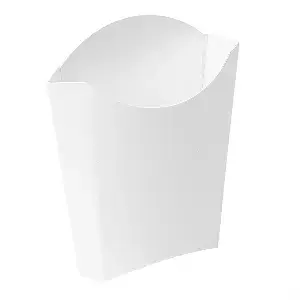 Scatoline per fritti jumbo thepack 165 g 13,5x8,5x16 cm bianco cartone nano-micro (1200 unità)