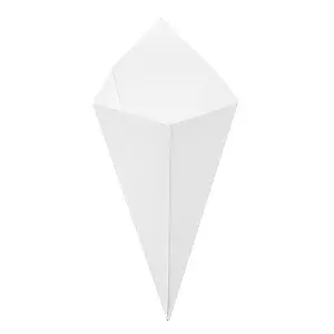 Coni per fritti thepack 100 g 12,8x21,7 cm bianco cartone nano-micro (1600 unità)