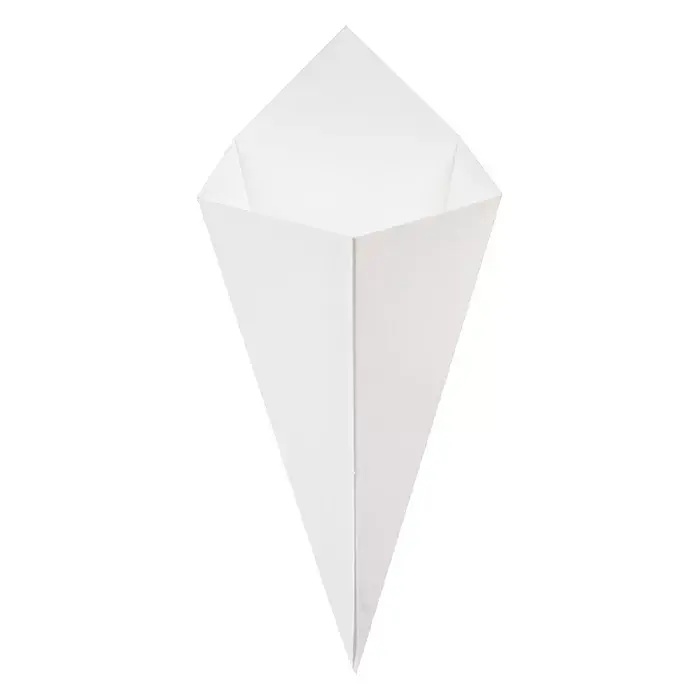 Coni per fritti thepack 250 g 15,7x26,8 cm bianco cartone nano-micro (1200 unità)