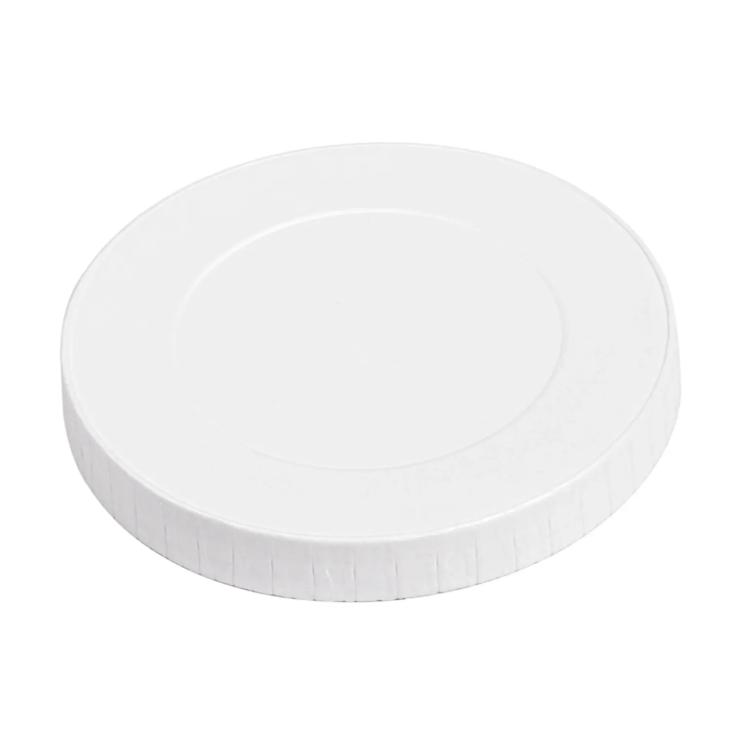 Coperchio per bicchieri  280 g/m2 + pe ø 8 cm bianco cartone (1000 unità)