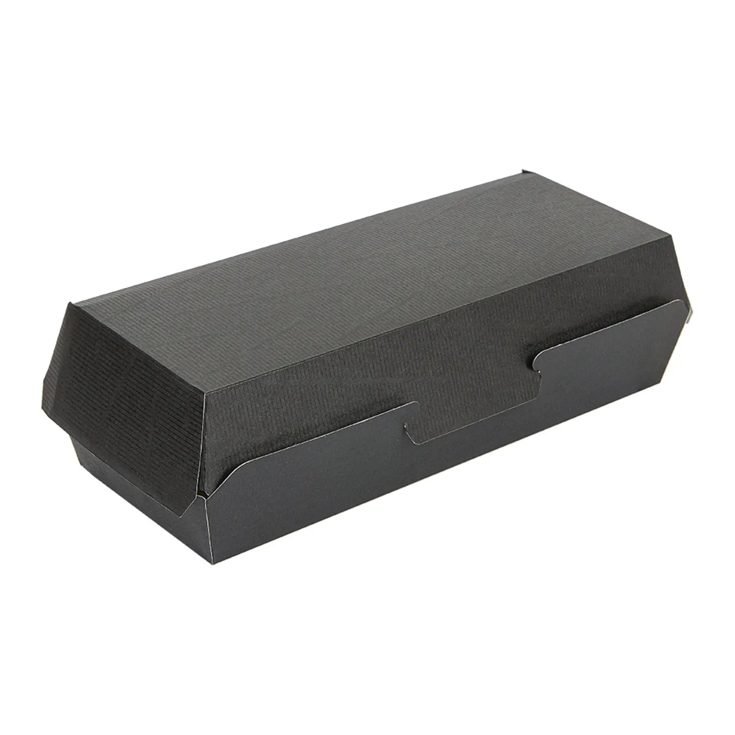 Caixas panini thepack  26,5x12,2x7 cm preto cartão nano-micro (300 unidade)