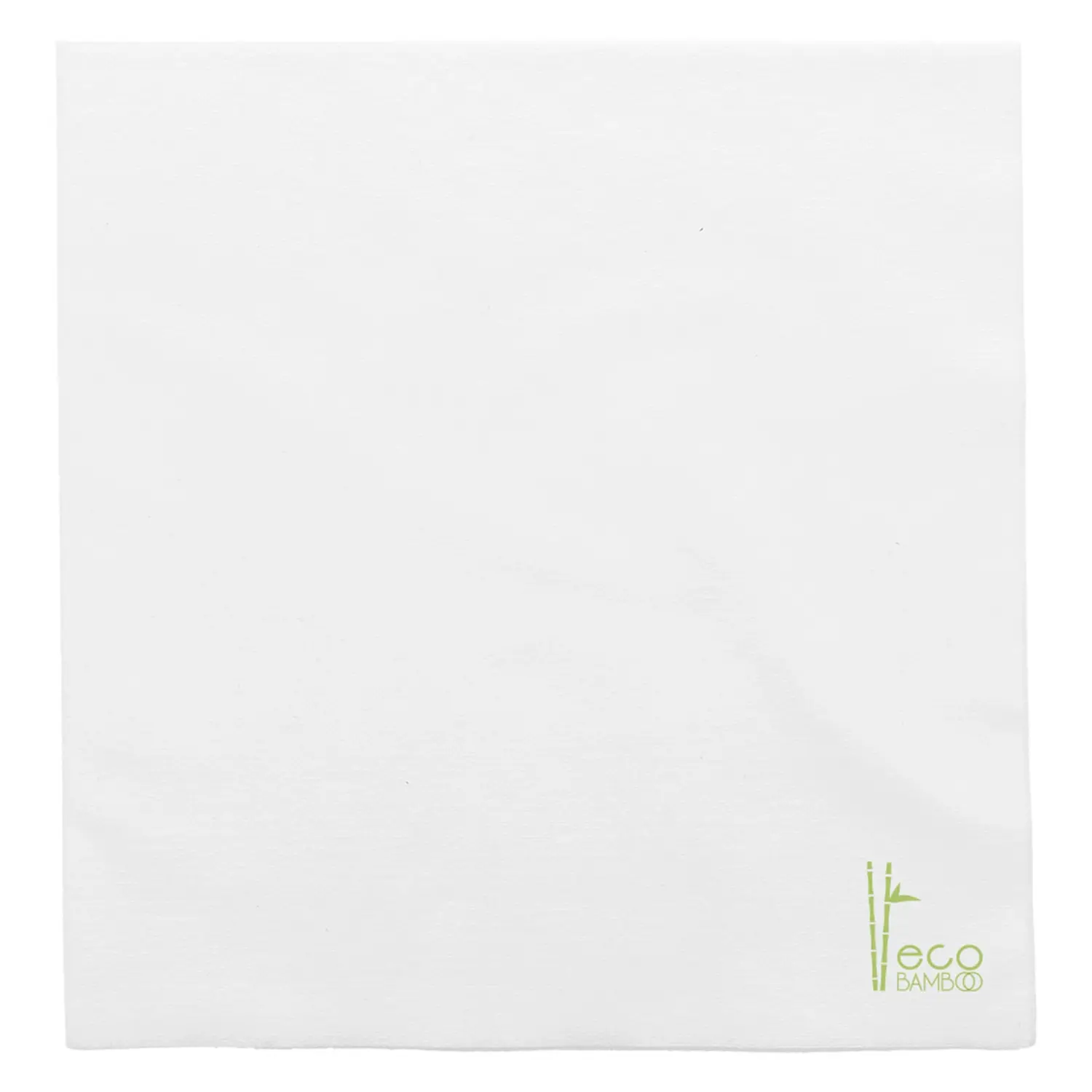 Tovaglioli p. 1/4 like linen - eco bamboo  70 g/m2 25x25 cm bianco spunlace (3600 unità)