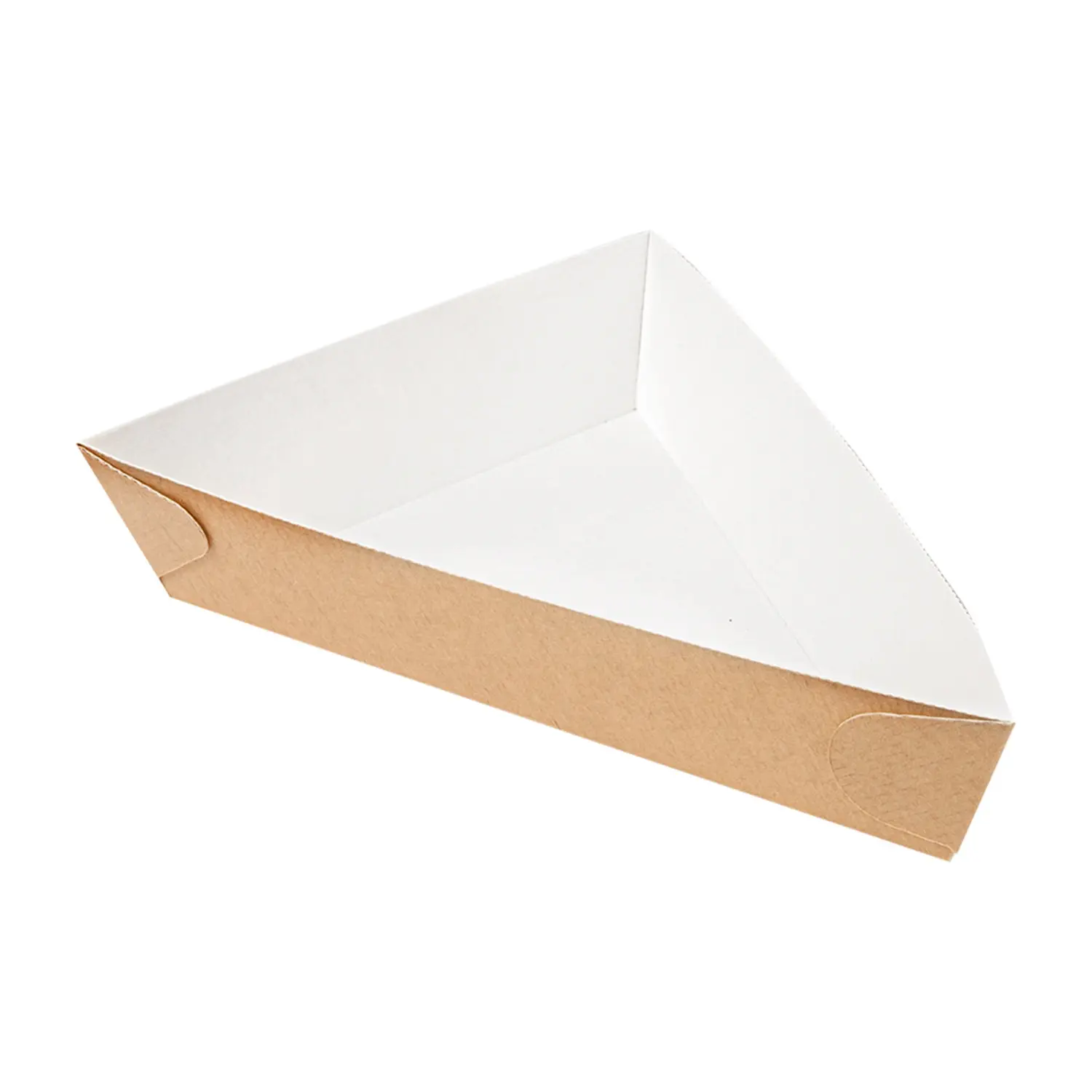 Barchette triangolare thepack  14,5x19x3,5 cm naturale cartone nano-micro (900 unità)