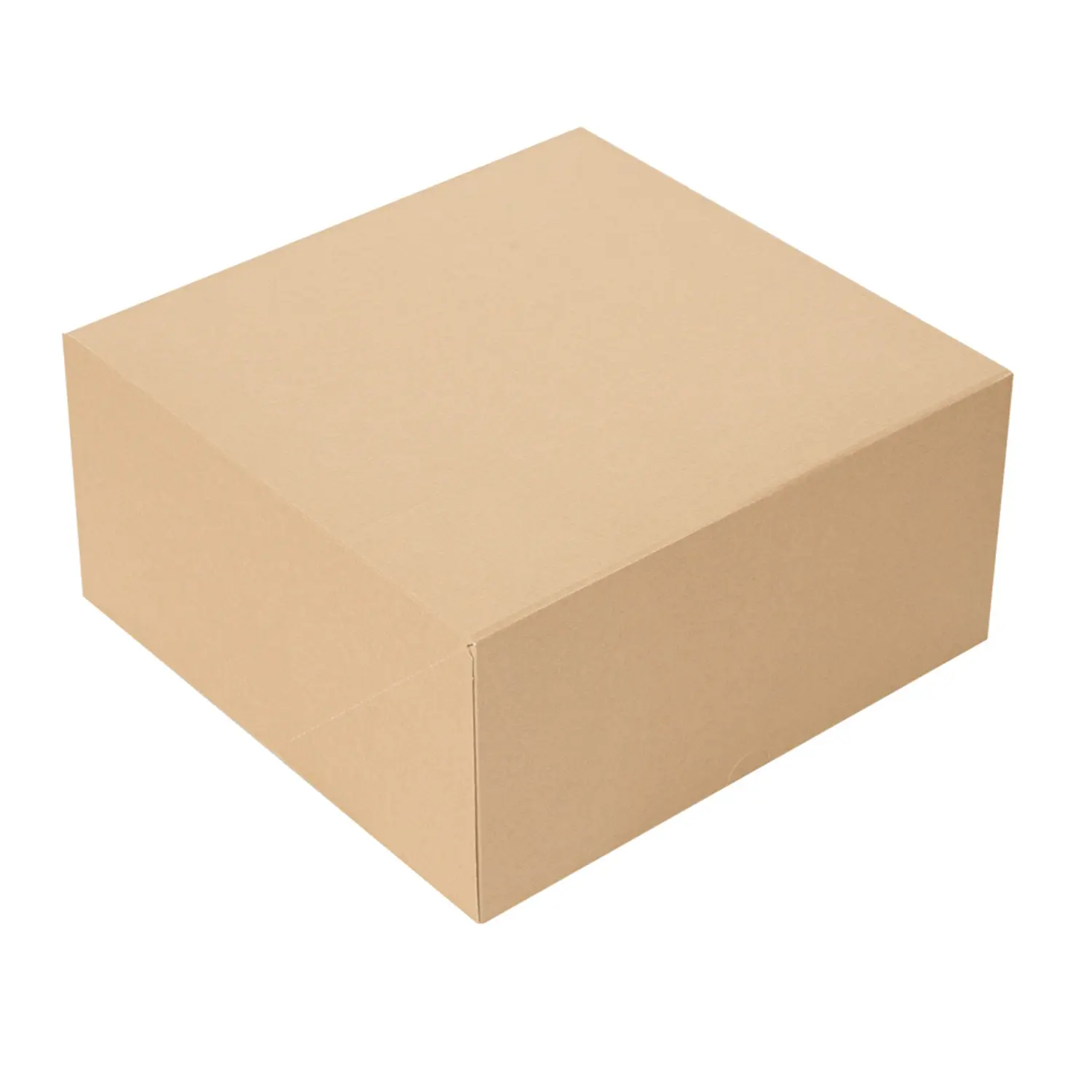 Scatole per pasticceria senza finestra thepack  24x24x12 cm naturale cartone nano-micro (100 unità)