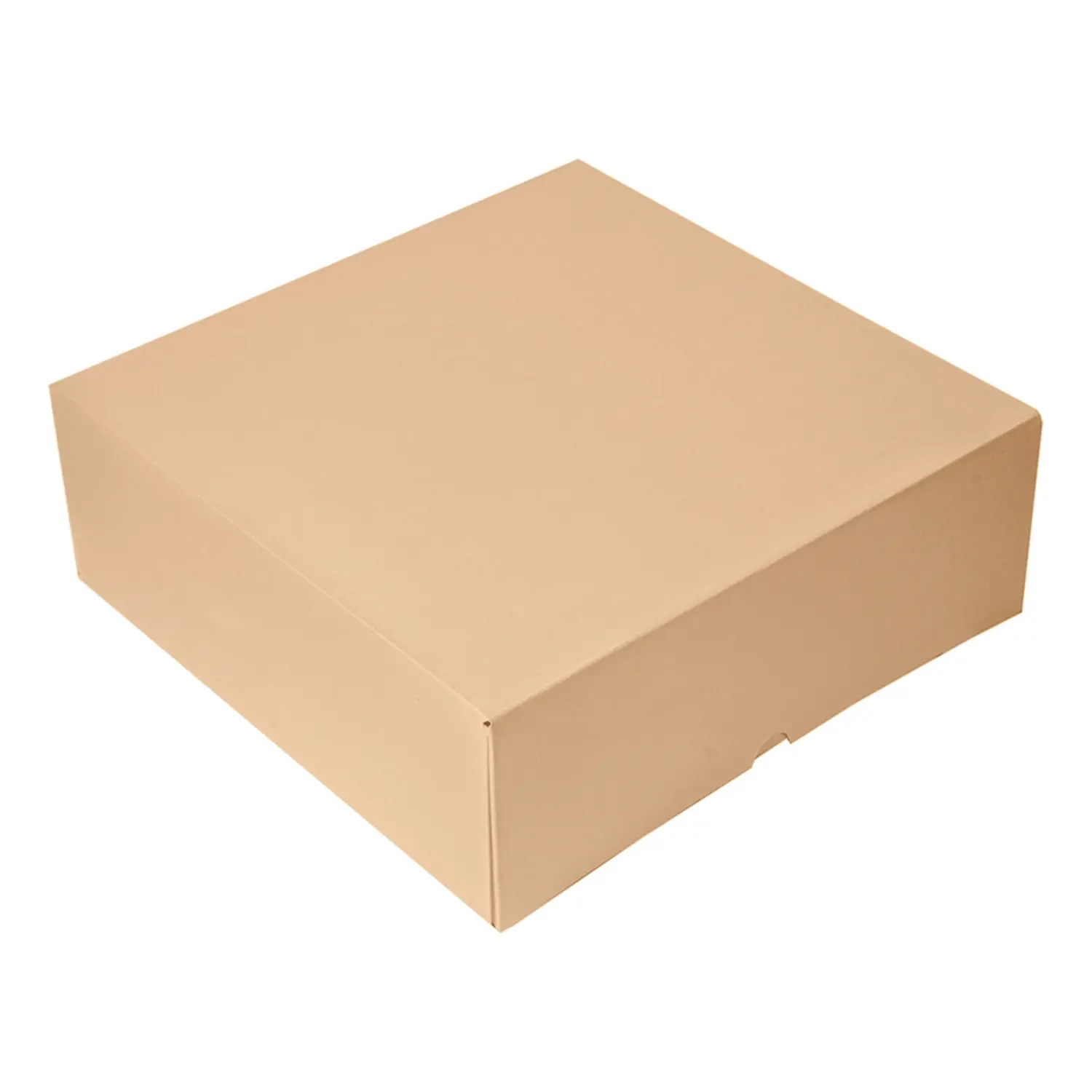 Scatole per pasticceria senza finestra thepack  28x28x10 cm naturale cartone nano-micro (100 unità)