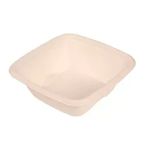 Pequeñas tarrinas bionic 70 ml 7,7x7,7x2,7 cm natural bagazo (600 unid.)