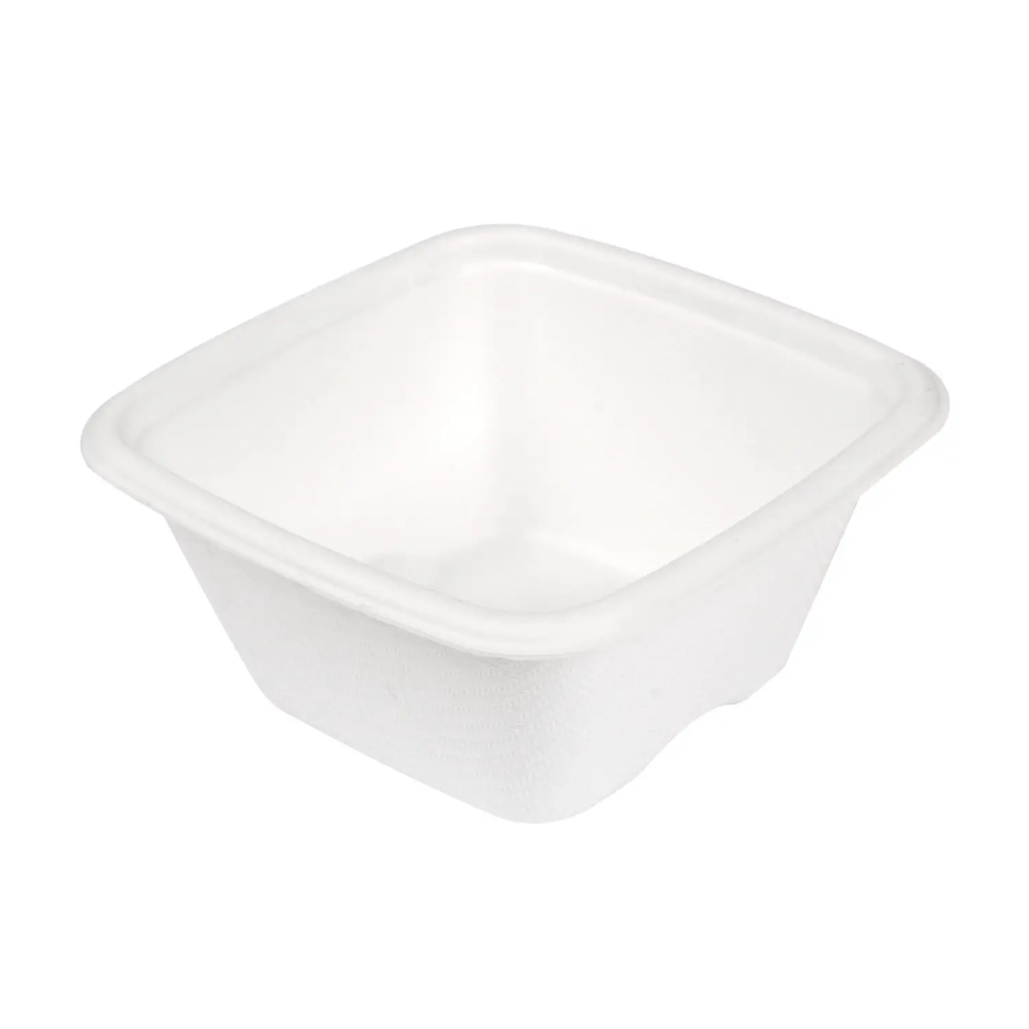 Terrina piccola bionic 100 ml 7,7x7,7x3,7 cm bianco bagassa (600 unità)