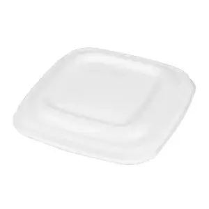 Coperchi per codici 253.86/88/90 bionic  8x8x0,8 cm bianco bagassa (600 unità)