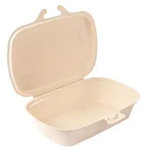 Contenitori bionic 900 ml 22,4x14x6 cm naturale bagassa (400 unità)
