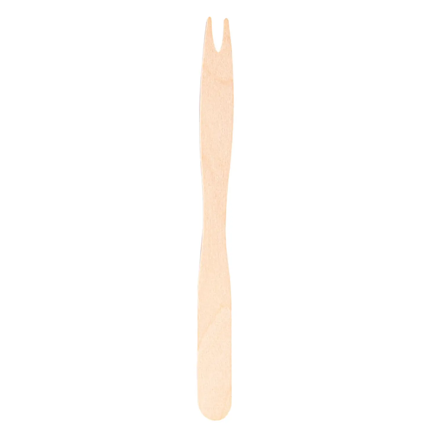 Forchetta da frutta wood  14 cm naturale legno (100 unità)