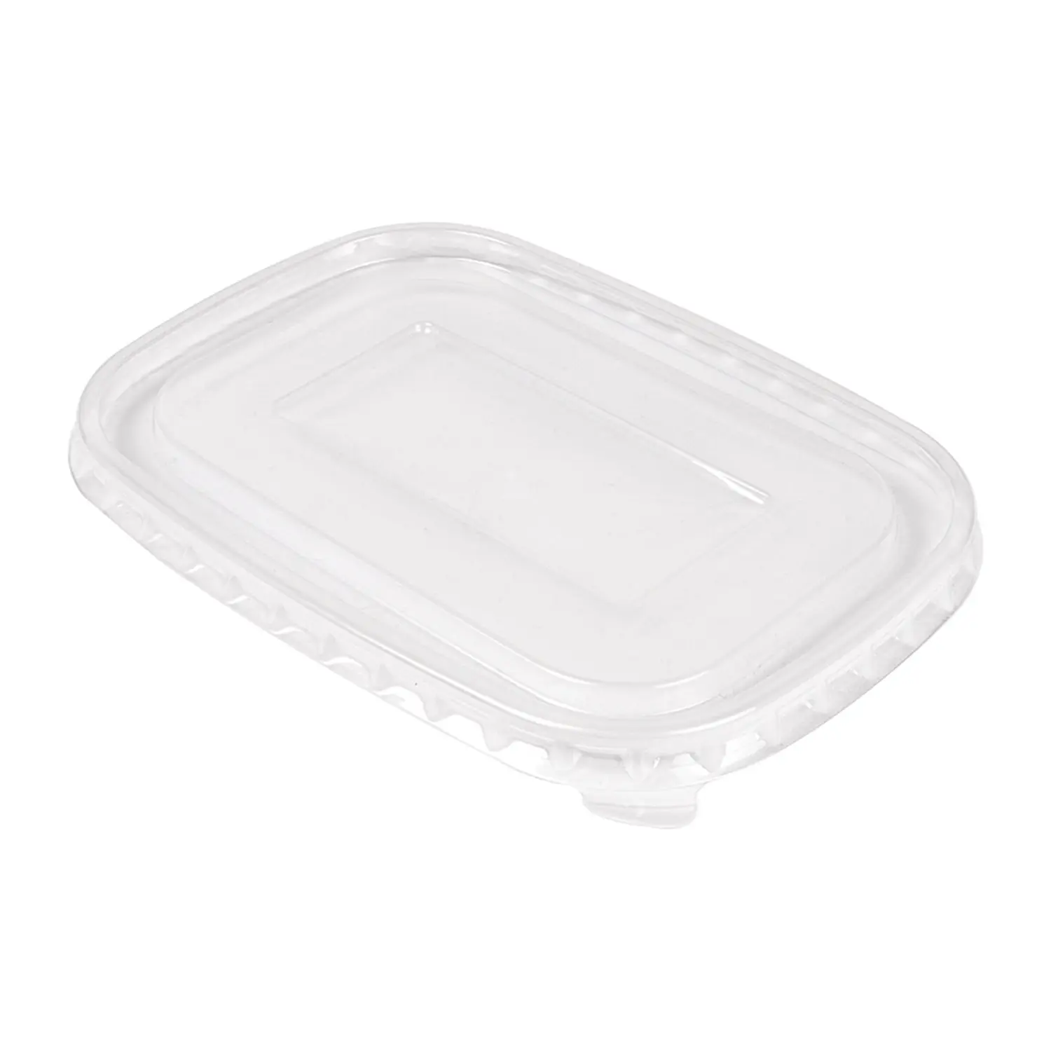 Coperchi per contenitori rettangolari   17,3x12,3x1 cm trasparente pp (300 unità)