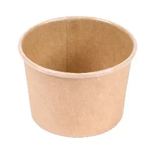 Pequenas terrinas  70 ml (2,3 oz) 210 + 18 pe g/m2 ø6/5x4 cm castanho cartolina (1000 unidade)