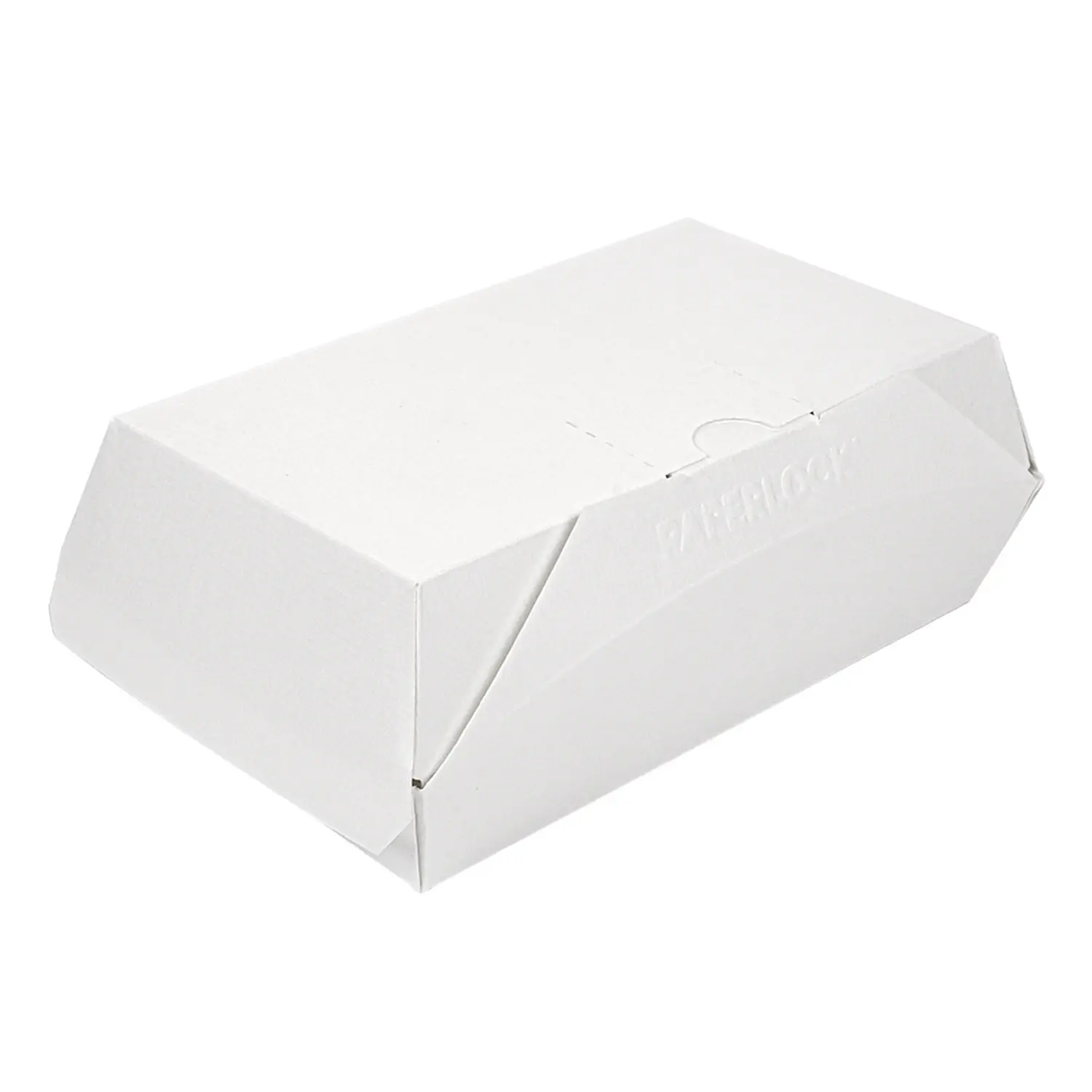 Scatole per cibo thepack 'paperlock'  19,5x12,5x7 cm bianco cartone nano-micro (300 unità)