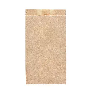 Sacchetti croissant  32 g/m2 12+5x22 cm naturale kraft (500 unità)