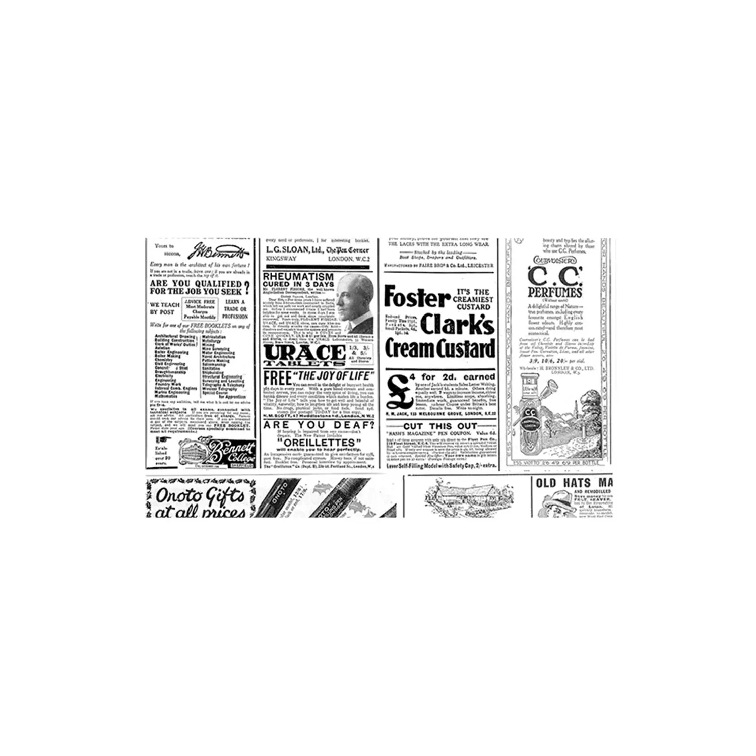 Mini papel anti-gordura pfas free 'times' 32 g/m2 20x12 cm branco perg.anti-gordura (1000 unidade)