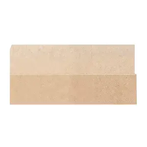 Papel antigrasas abierto 2 lados  34 g/m2 35x17/9 cm natural perg. antigrasas (500 unid.)