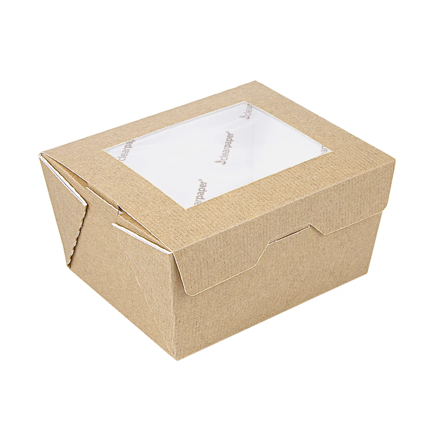 Caixas com janela eco-simple thepack 780 ml 11,2x9x6,4 cm natural cartão nano-micro (300 unidade)