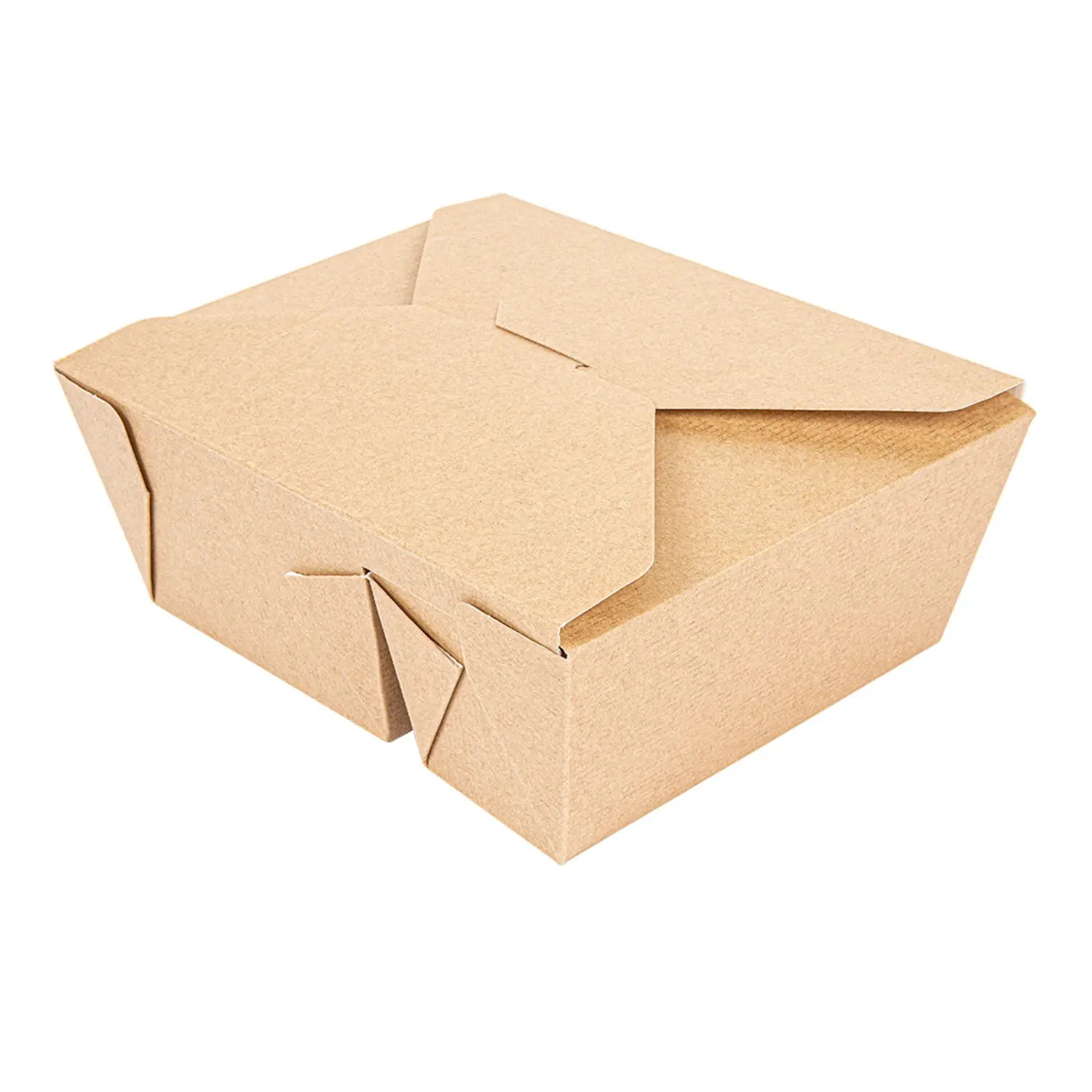 Scatole americane 2 scomparti thepack 900+450ml 15,2x12,1x6,5cm naturale cartone nano-micro + pp (300 unità)