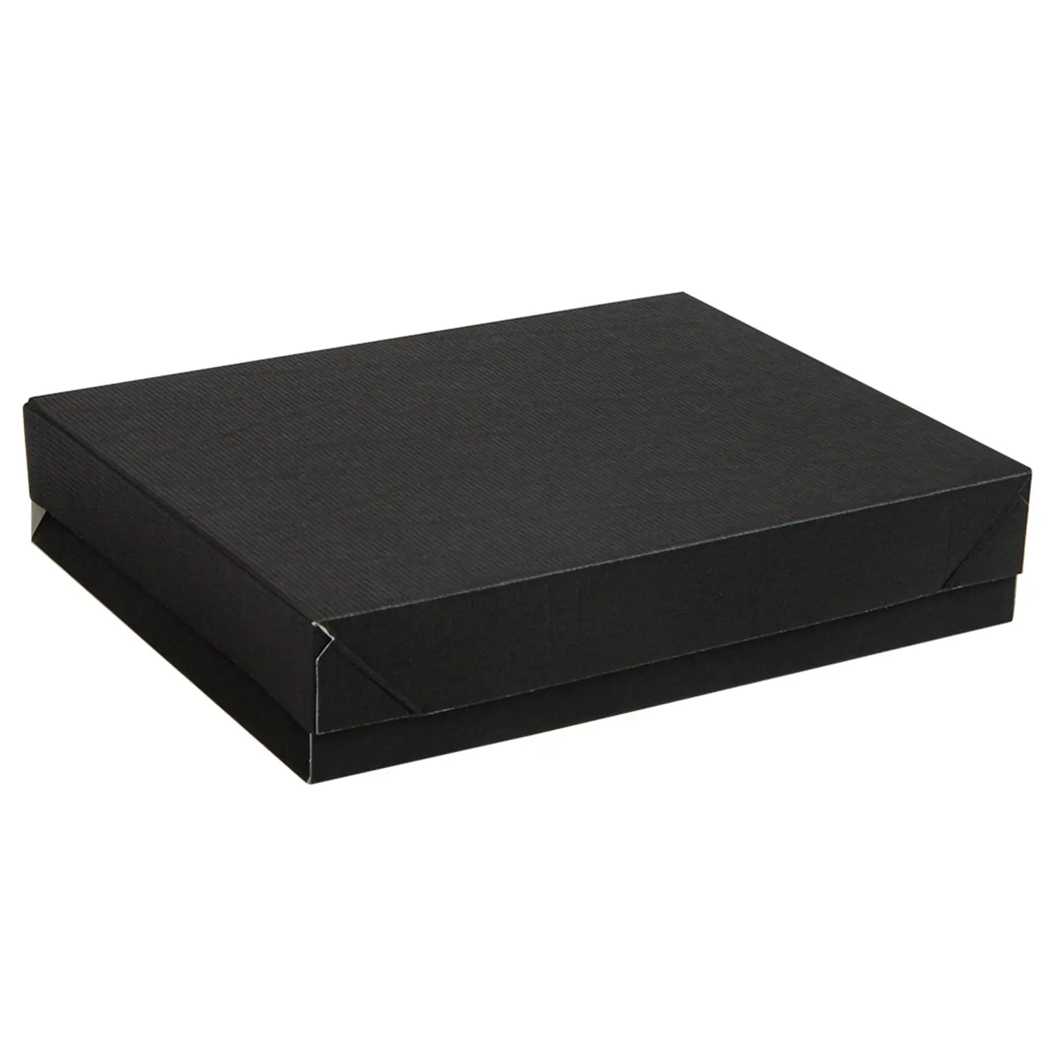 Vassoi + coperchio thepack  23x17x4,5 cm nero cartone nano-micro (200 unità)