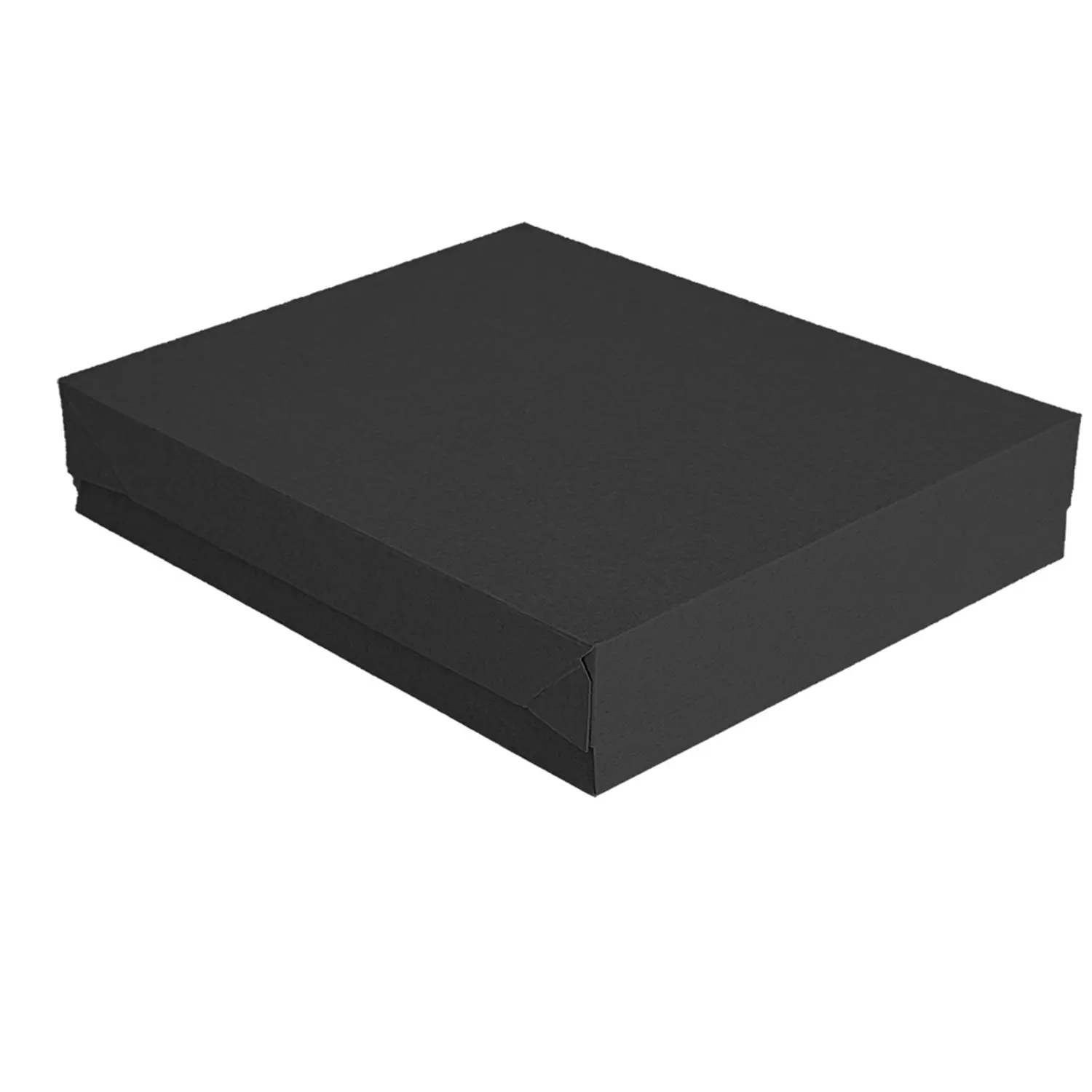 Vassoi + coperchio thepack  32x27x4 cm nero cartone nano-micro (150 unità)