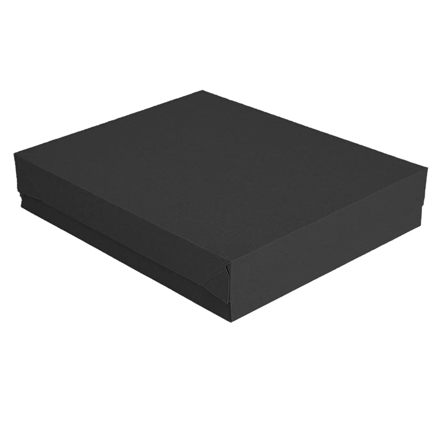 Vassoi + coperchio thepack  40,5x30,5x6 cm nero cartone a microcanali (150 unità)