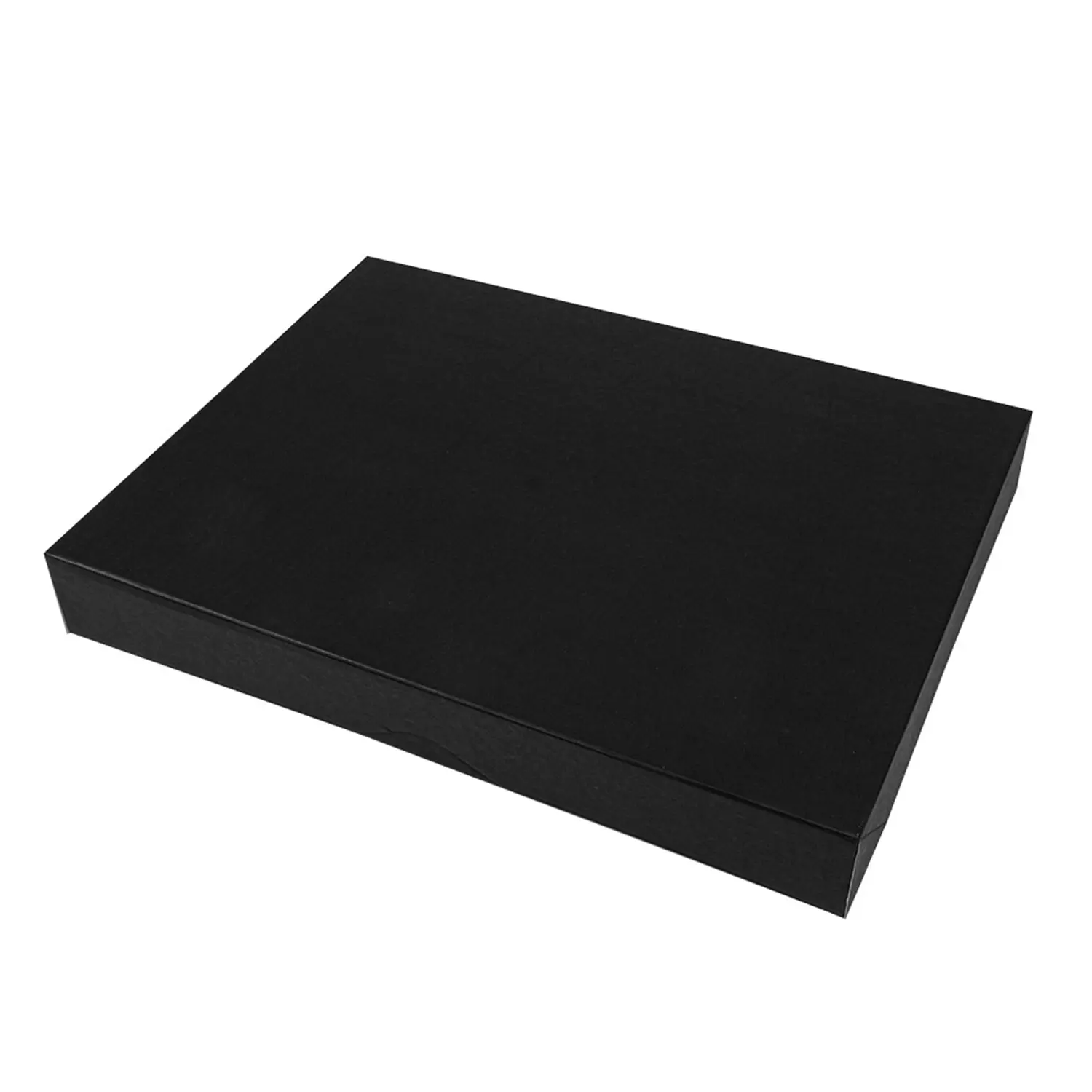 Scatole catering, piana thepack  42x32x6 cm nero cartone nano-micro (100 unità)