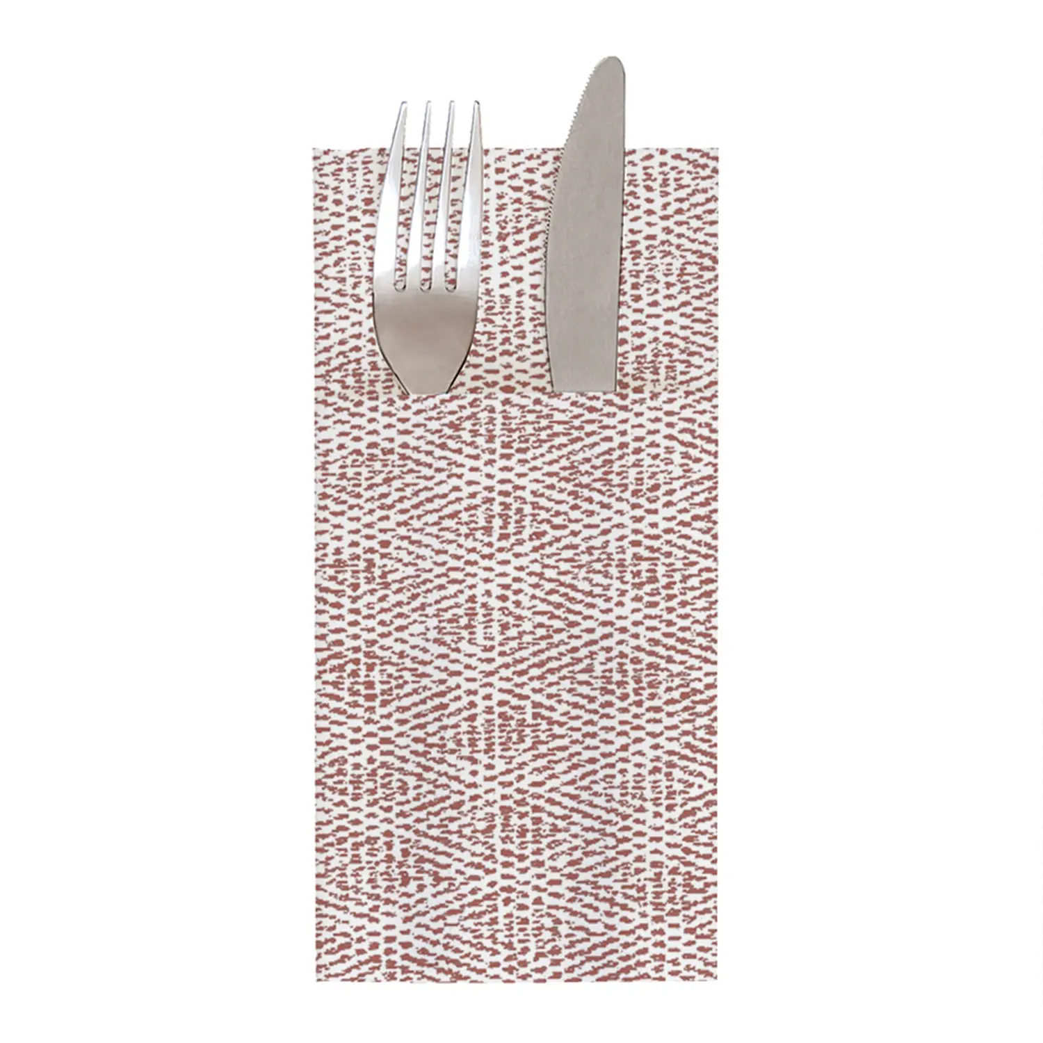 Tovaglioli canguro like linen 'keiko' 70 g/m2 40x40 cm cioccolato spunlace (700 unità)