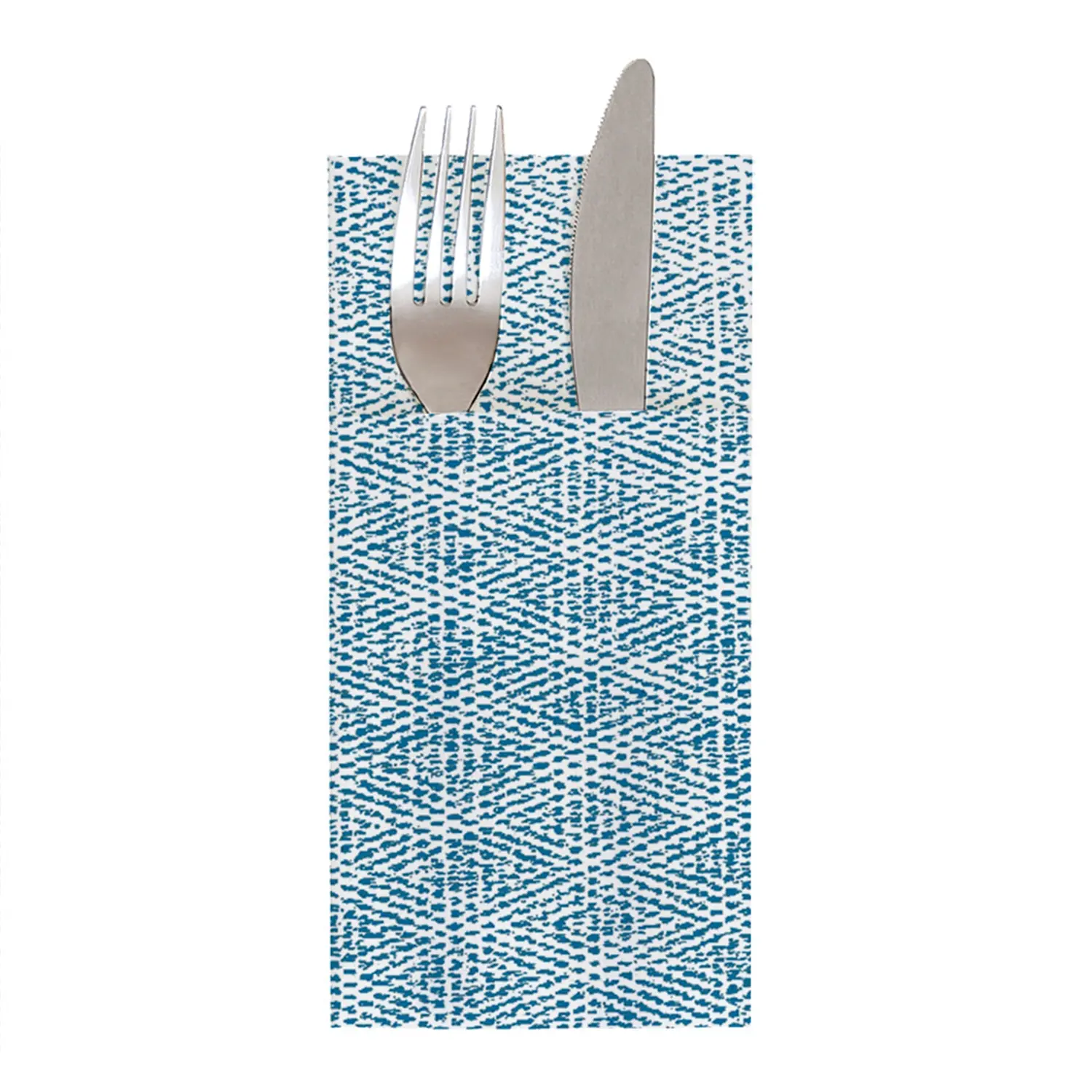 Tovaglioli canguro like linen 'keiko' 70 g/m2 40x40 cm blu indaco spunlace (700 unità)