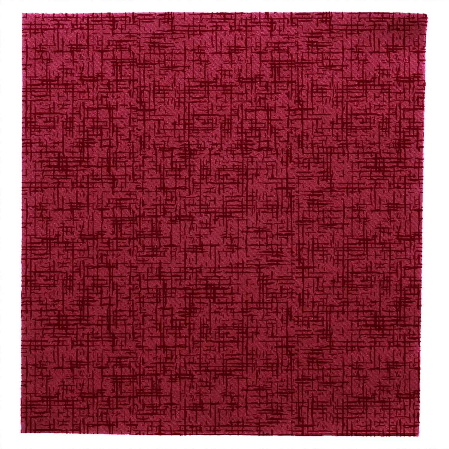 Tovaglioli p. 1/4 'jazz' 55 g/m2 20x20 cm bordeaux airlaid (3600 unità)