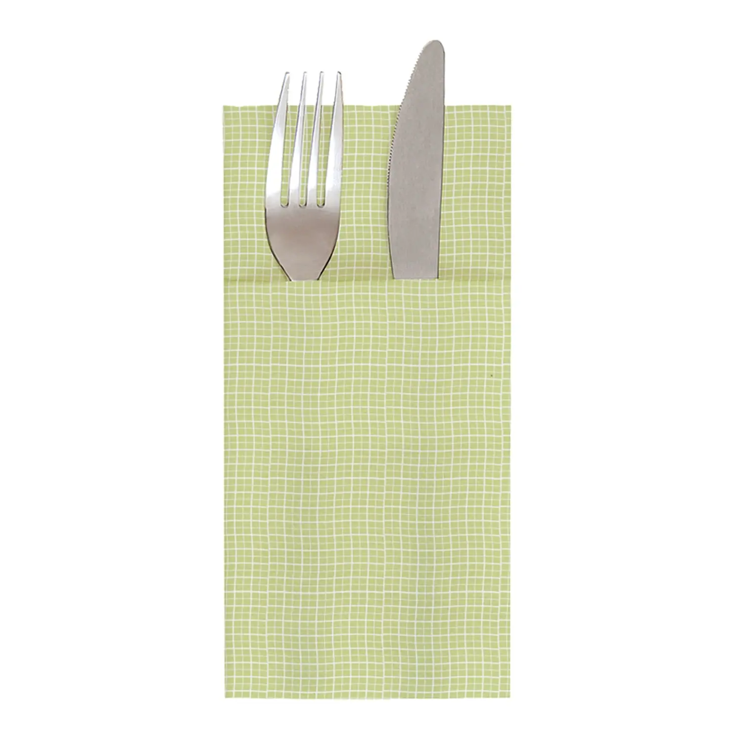 Tovaglioli canguro like linen 'ipanema' 70 g/m2 40x40 cm pistacchio spunlace (700 unità)
