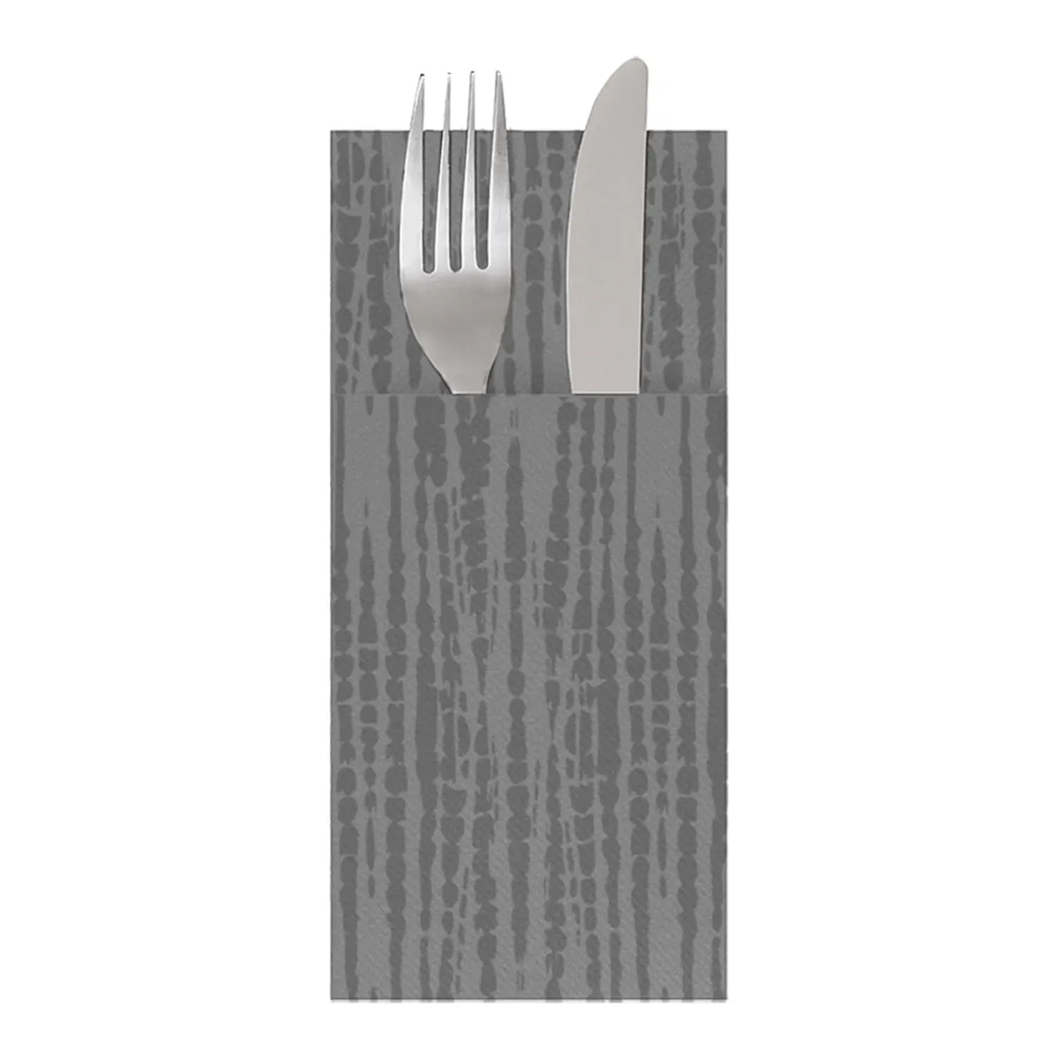 Tovaglioli "kangaroo" 'safari' 55 g/m2 33x40 cm grigio airlaid (700 unità)