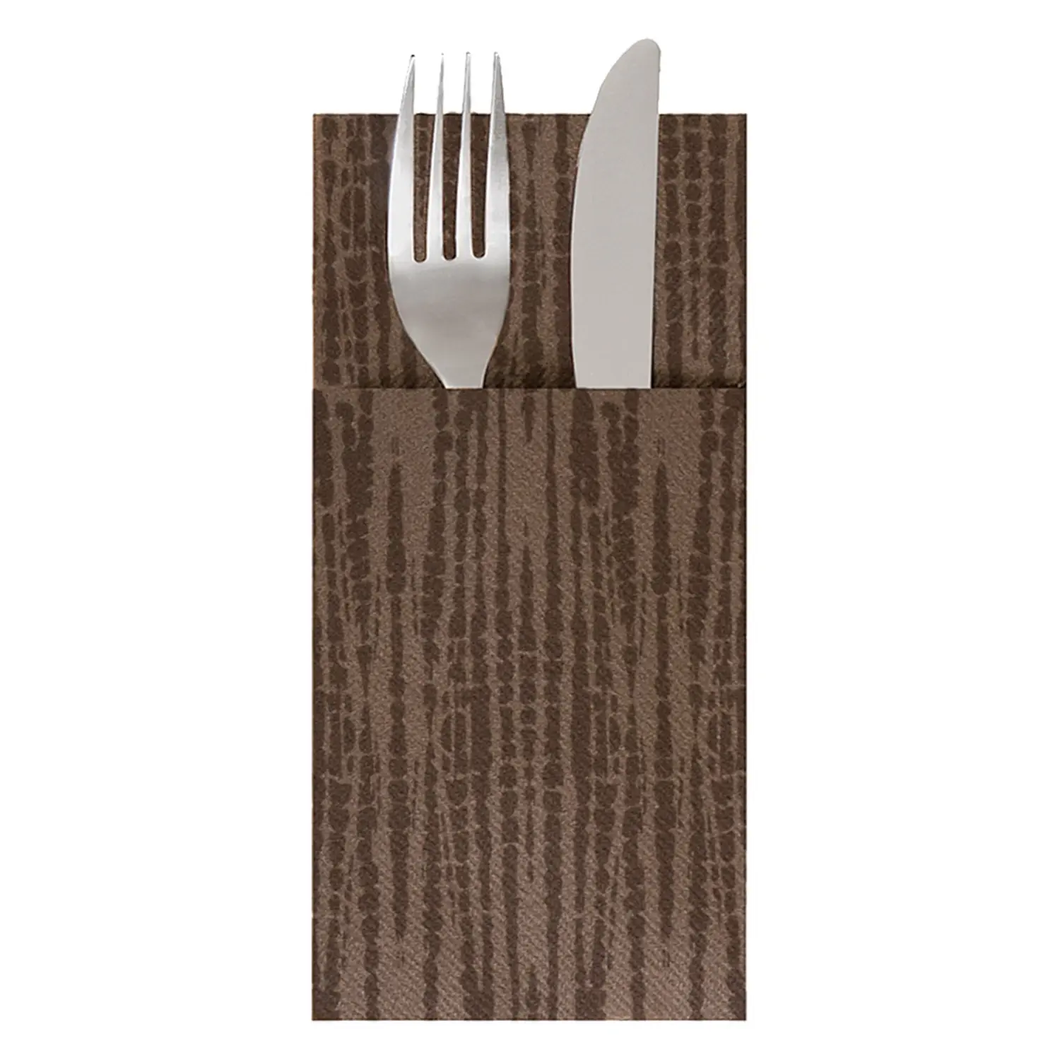 Tovaglioli "kangaroo" 'safari' 55 g/m2 33x40 cm cioccolato airlaid (700 unità)