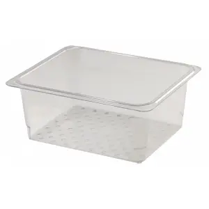 Recipiente colador GN 1/2 (No incluye cubeta) Transparente