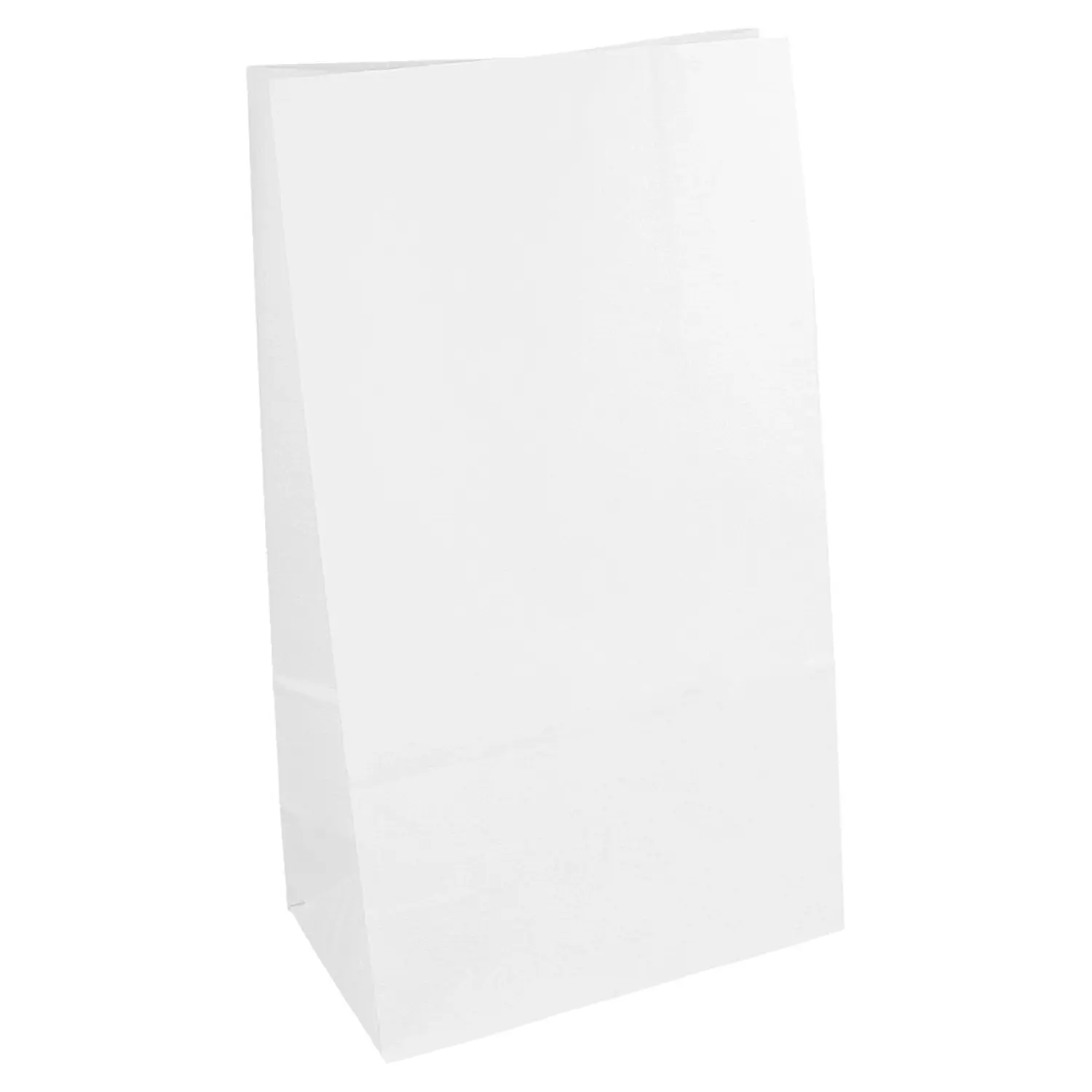 Sacchetti sos senza manici pfas free  60 g/m2 14+8x24 cm bianco pergamana antigrassi (500 unità)