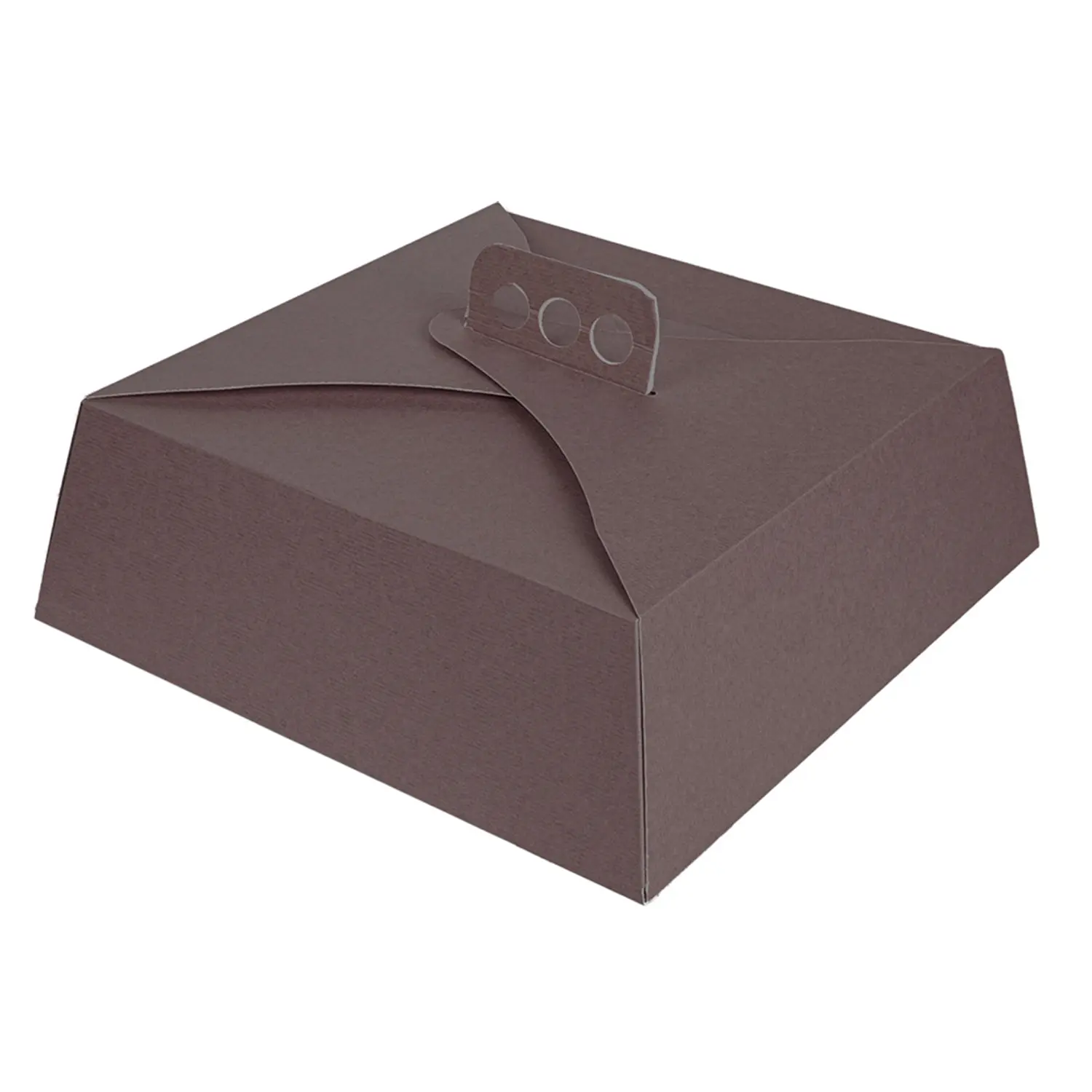 Scatole per torte thepack  30x30x10 cm cioccolato cartone nano-micro (100 unità)