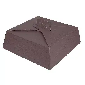 Scatole per torte thepack  30x30x10 cm cioccolato cartone nano-micro (100 unità)