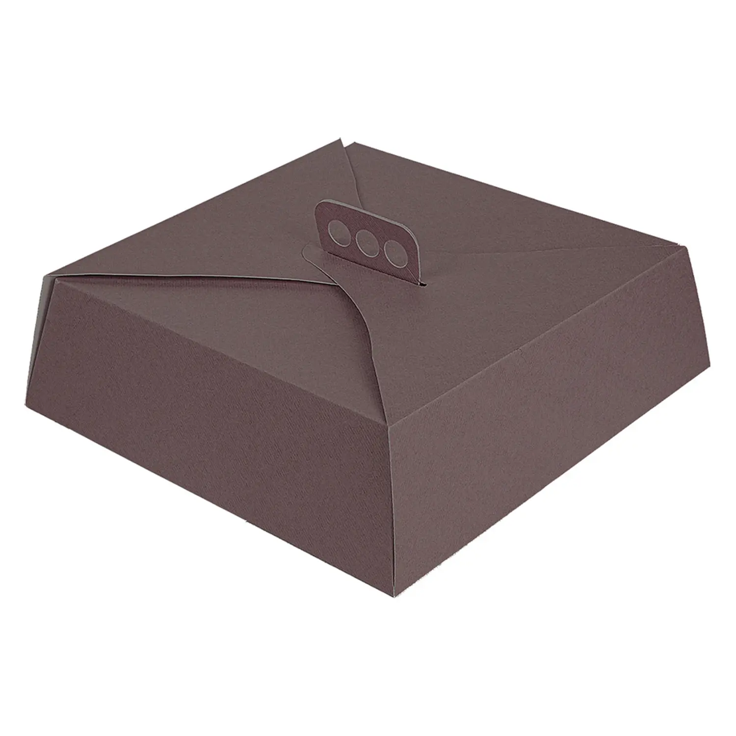 Scatole per torte thepack  34x34x10 cm cioccolato cartone nano-micro (100 unità)