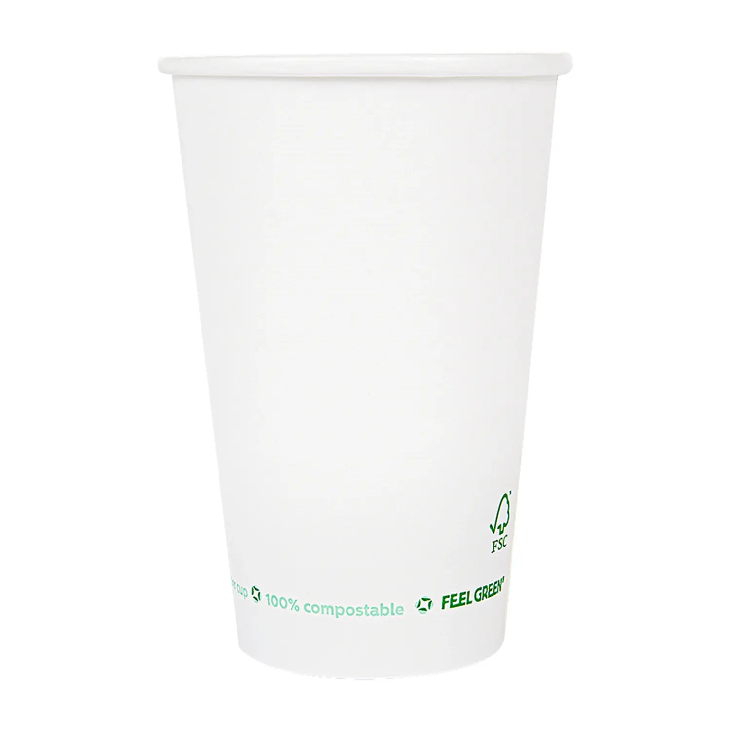 Bicchieri bevand fredde e calde 1 parete  660 ml 300 g/m2 ø9/6x17 cm bianco cartone (1000 unità)
