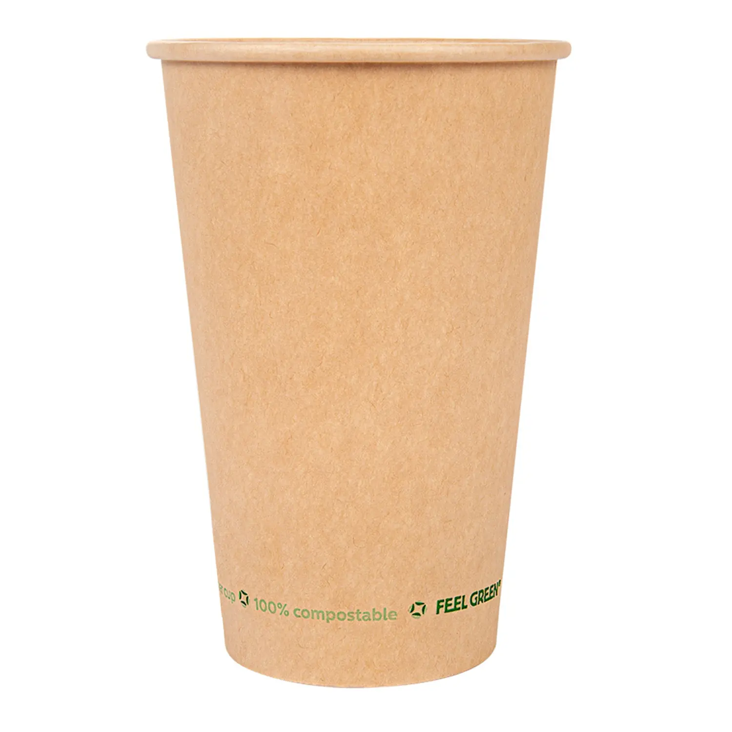 Bicchieri bevand fredde e calde 1 parete  660 ml 300 g/m2 ø9/6x17 cm marrone cartone (1000 unità)