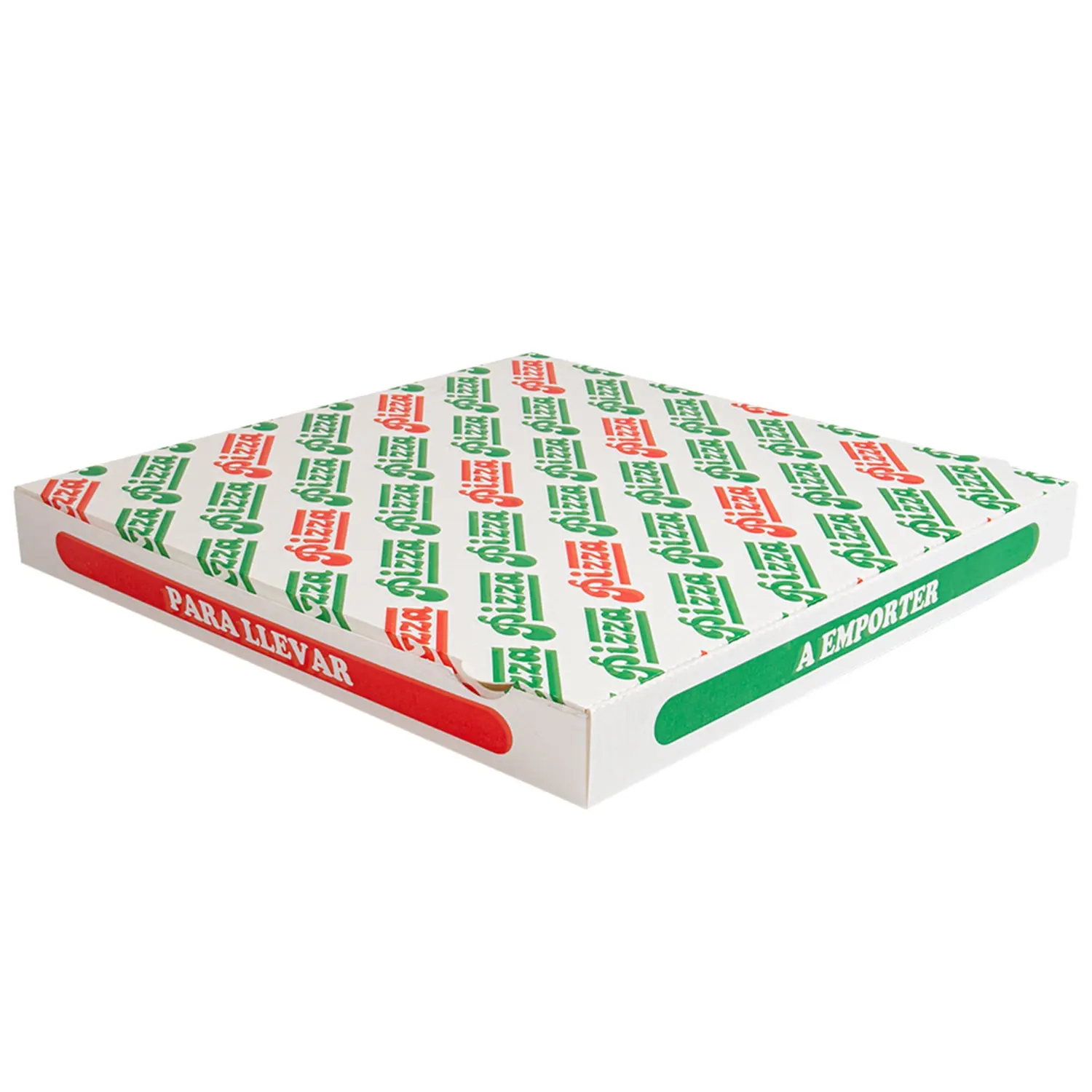 Scatola pizza   46x46x5 cm bianco cartone a microcanali (50 unità)