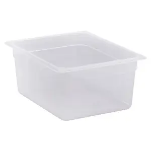 Recipiente GN 1/2 8,9 L Blanco translúcido. (No incluye tapa) Pack de 6 unidades