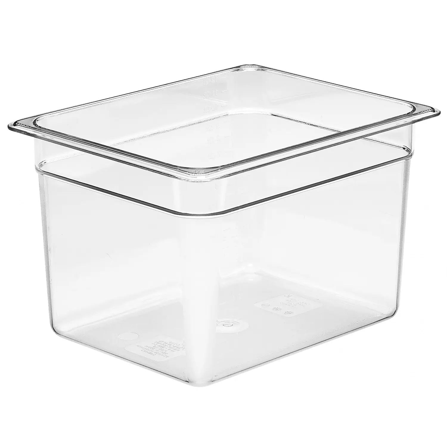 Recipiente GN 1/2 11,7 L Transparente Pack de 6 unidades